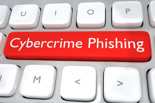 Cyberkriminalitet Phishing-koncept - Stock-foto