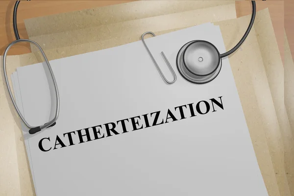 Catheterization concept illustration — Stock Photo, Image