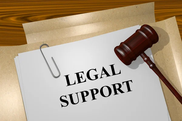 Νομική έννοια στήριξη — Φωτογραφία Αρχείου