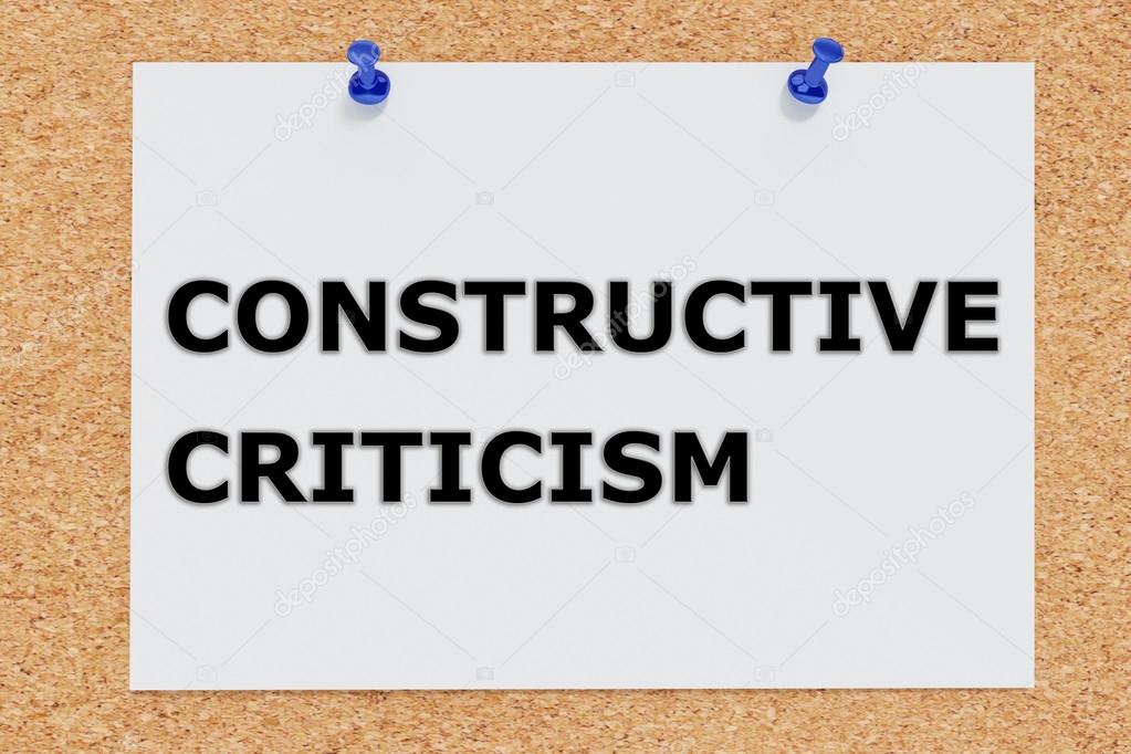 Constructive Criticism concept
