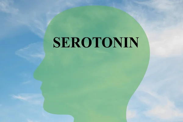 Illustration du concept sérotonine — Photo