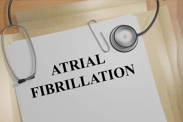 Atrial Fibrillation koncept — Stockfoto