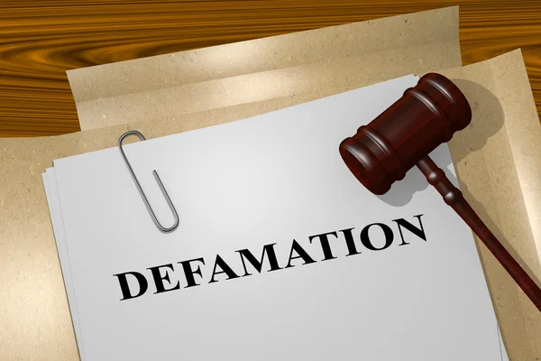 Defamation concept illustration — Stock Photo, Image