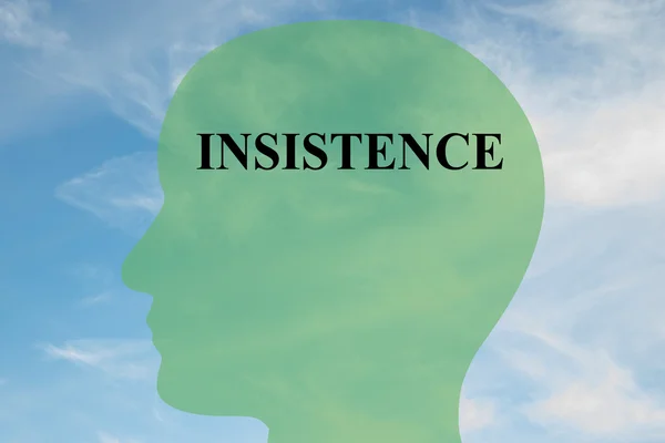 Insistence concept illustration — Stock Photo, Image