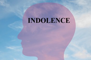 Indolence mentality concept clipart