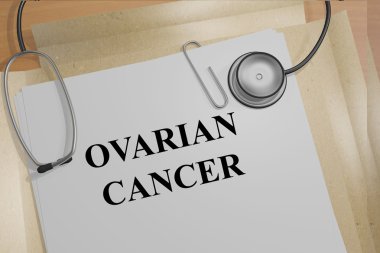 Ovarian Cancer concept clipart