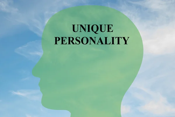 Unikátní koncept mentalita osobnosti — Stock fotografie