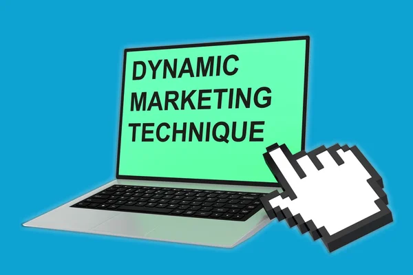 Concepto de Técnica Dinámica de Marketing — Foto de Stock