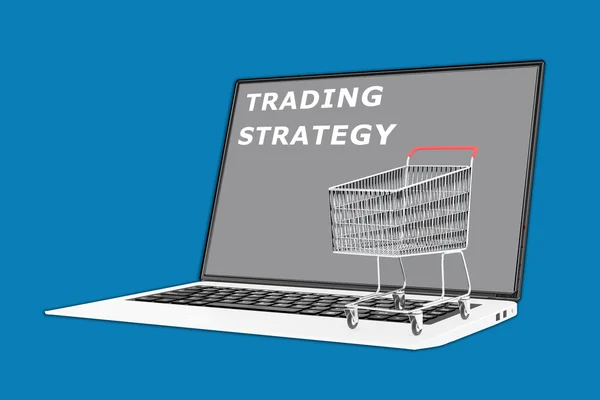 Trading strategii koncepcji — Zdjęcie stockowe