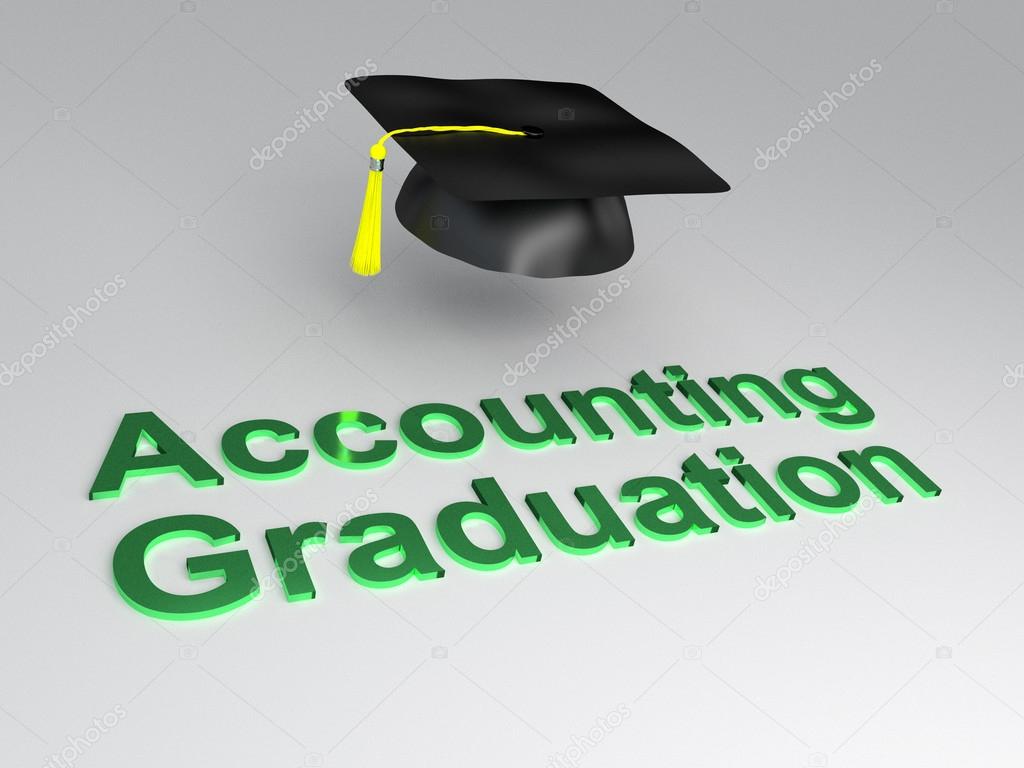 Accounting Graduation concept