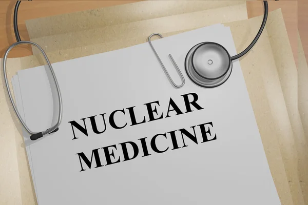 Concepto de medicina nuclear — Foto de Stock