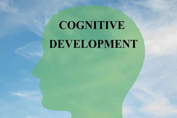 Concetto di cervello di sviluppo cognitivo — Foto Stock