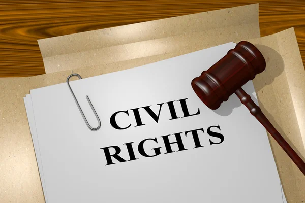 Concepto jurídico de derechos civiles —  Fotos de Stock