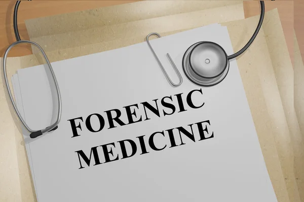 Concetto di medicina forense — Foto Stock