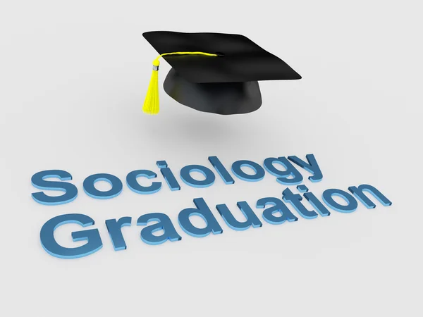 Sociología Concepto de graduación — Foto de Stock