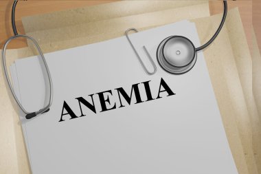 Anemia medicial concept clipart