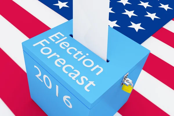 Election Forecast 2016 election concept — Stock Photo, Image