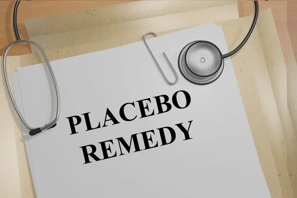 Placebo Remedio concepto — Foto de Stock