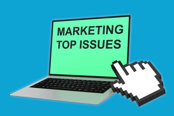 Concepto de Marketing Top Issues — Foto de Stock