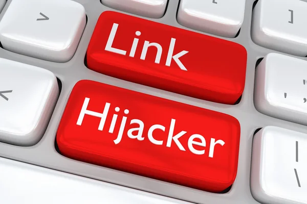 Link Hijacker koncept - Stock-foto