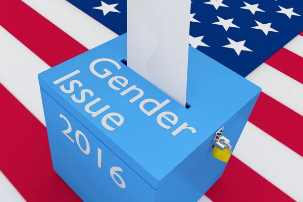 Gender Issue election concept — Stock Photo, Image