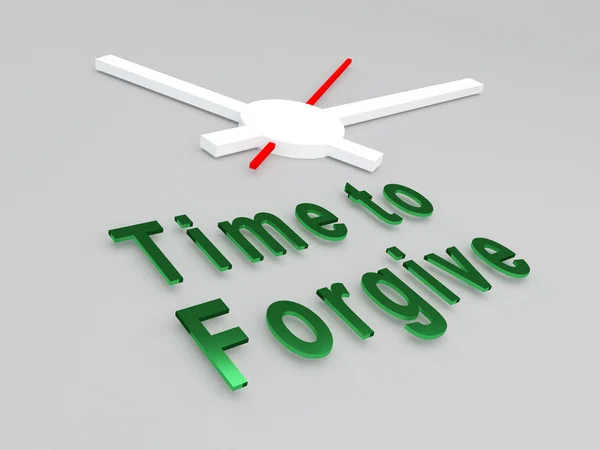 Tijd aan Forgive concept — Stockfoto