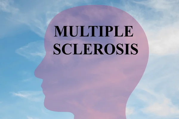 Sclerosis multiplex mentális koncepció — Stock Fotó