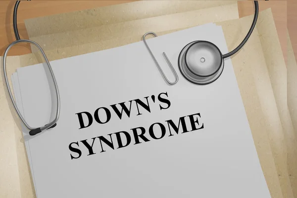 Downs syndrom legitimerad koncept — Stockfoto