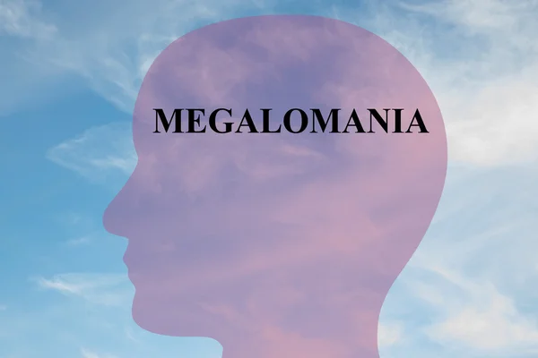 Concepto mental de megalomanía — Foto de Stock