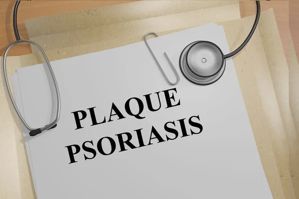 Plaque Psoriasis medicial concept — Stock Photo, Image