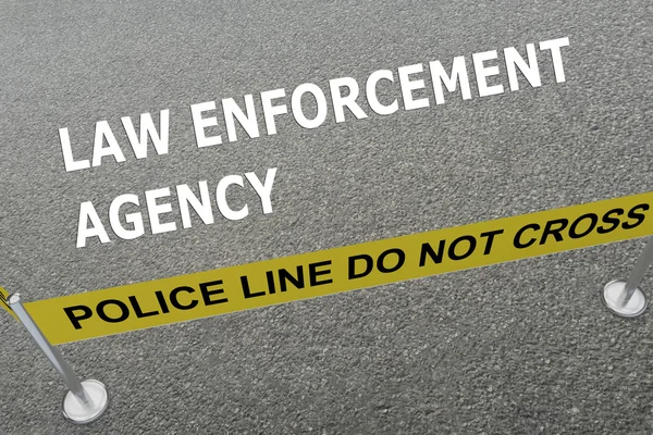 Law Enforcement Agency concept — Stock Photo, Image