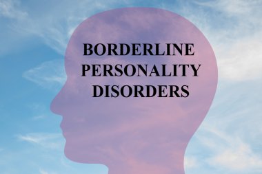 Borderline Personality Disorders mental concept clipart