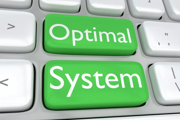 Optimales Systemkonzept — Stockfoto