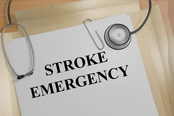 Stroke sürgősségi orvosi koncepció — Stock Fotó