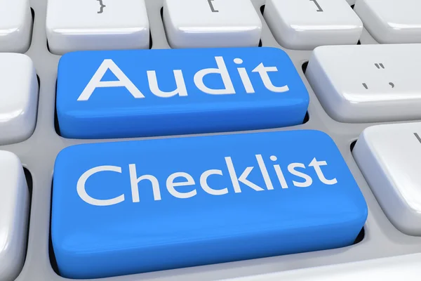 Audit Checklist concept — Stock Photo, Image