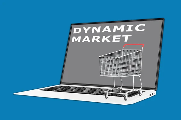 Dinamikus Marketing koncepció — Stock Fotó