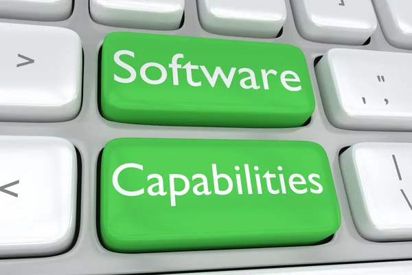 Software mogelijkheden concept — Stockfoto
