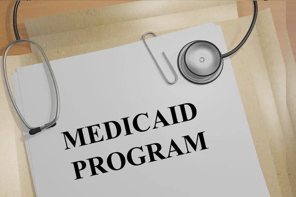 Medicaid Program sağlık kavramı — Stok fotoğraf