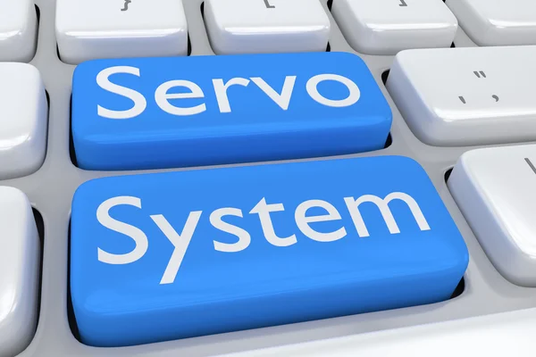 Conceito de Sistema Servo — Fotografia de Stock