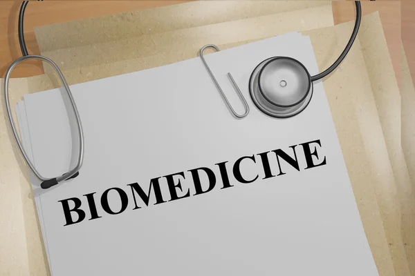 Biomedicináról orvosi koncepció — Stock Fotó