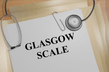 Glasgow Scale medical concept clipart