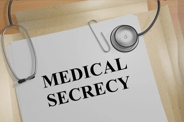 Secreto Médico Concepto médico —  Fotos de Stock
