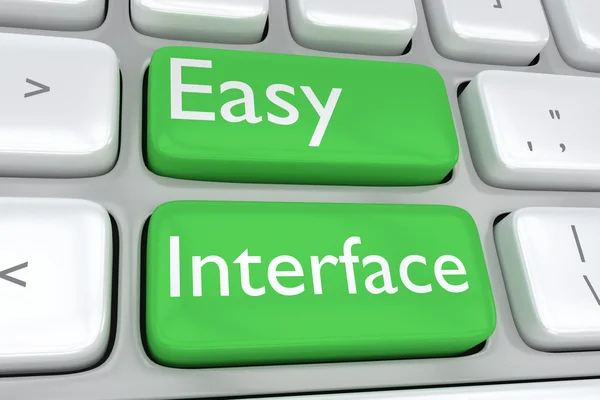 Eenvoudige Interface concept — Stockfoto