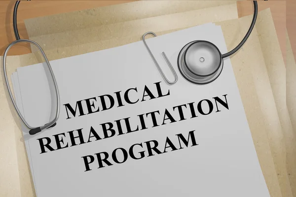 Programa de Rehabilitación Médica concepto médico —  Fotos de Stock