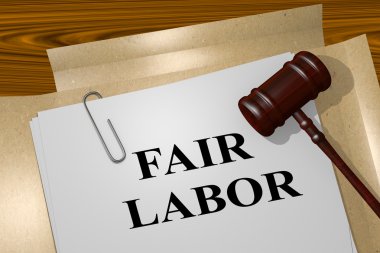 Fair Labor legal concept clipart