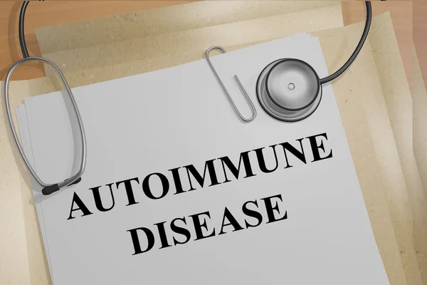 Concepto médico de enfermedad autoinmune — Foto de Stock