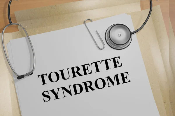 Tourette-szindróma orvosi koncepció — Stock Fotó