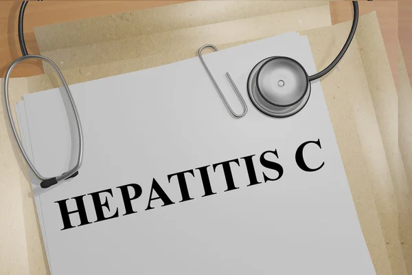 Hepatit C tıbbi kavramı — Stok fotoğraf
