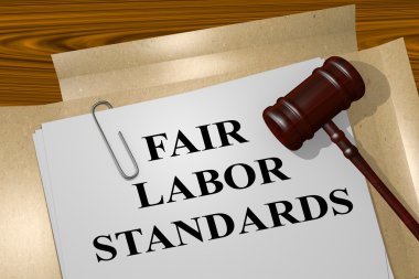 Fair Labor Standards legal concept clipart