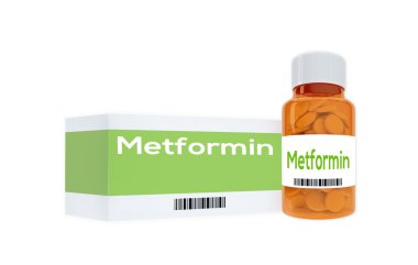 Metformin Medicine - medication concept clipart